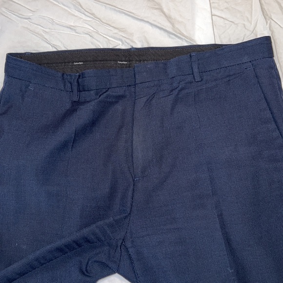 Calvin Klein Mens Navy Pant Size 34X32 - Picture 2 of 5